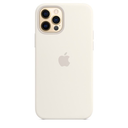 Ochranný silikonový kryt na mobilní telefon Apple iPhone 12/12 Pro, bílá