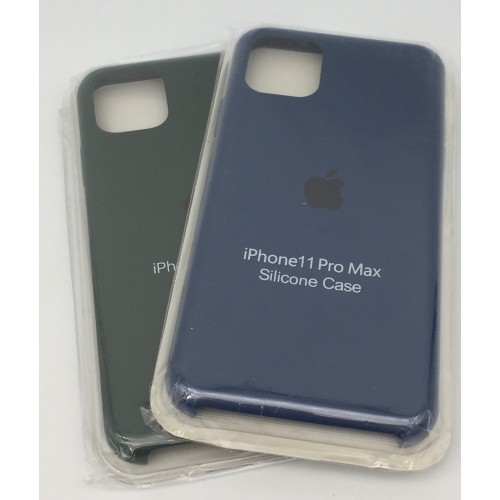 Ochranný silikonový kryt na mobilní telefon Apple iPhone 11 Pro Max, 2ks mix barev