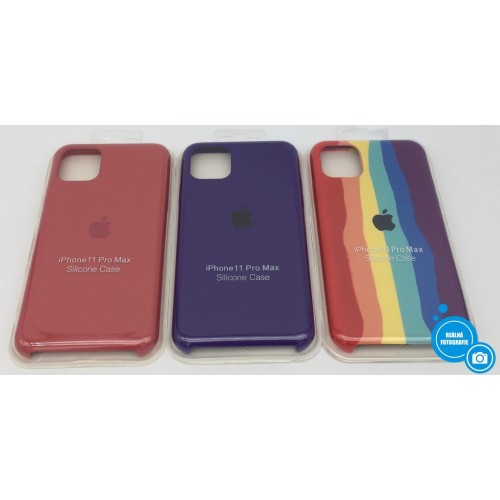 Ochranný silikonový kryt na mobilní telefon Apple iPhone 11 Pro Max, 3ks mix barev