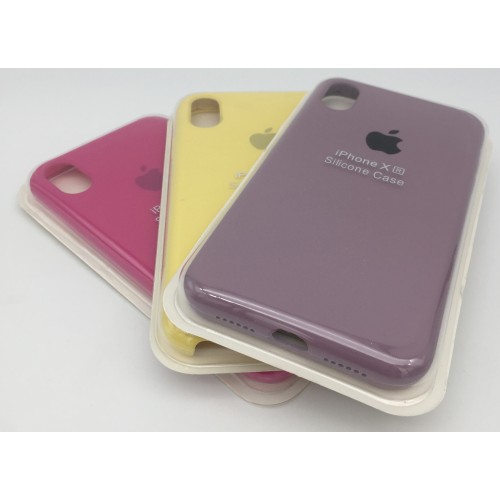 Ochranný silikonový kryt na mobilní telefon Apple iPhone XR, 3ks mix barev