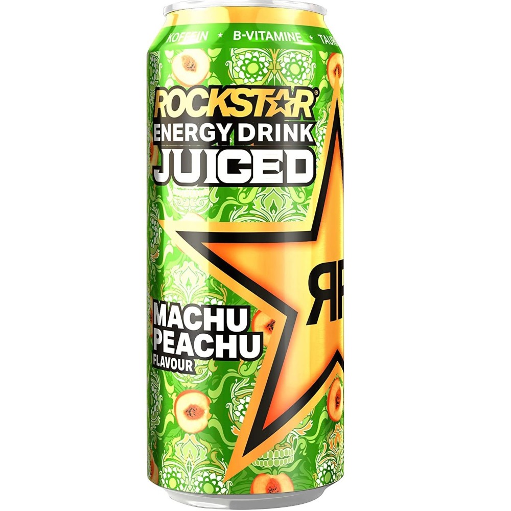 Energetický nápoj RockStar broskev, 500ml