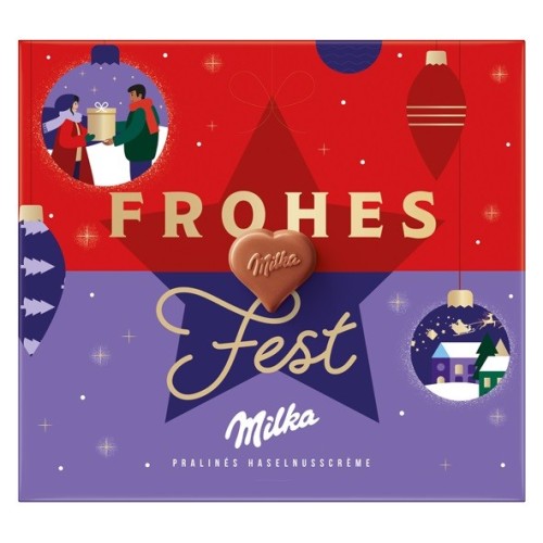 Bonboniéra Milka Frohes Fest, 110 g