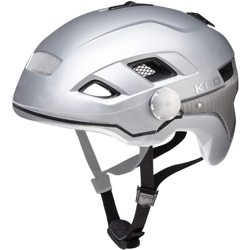 Lyžařská helma KED Helmsysteme B Vis X-Lite, vel. L, stříbrná